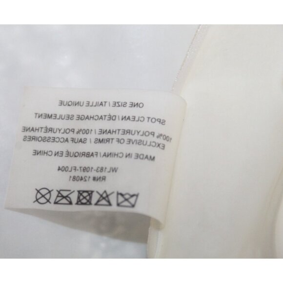 PROENZA SCHOULER Pocket Detail Rain Jacket Snap Clear Hooded Coat One Size OS - Picture 9 of 14